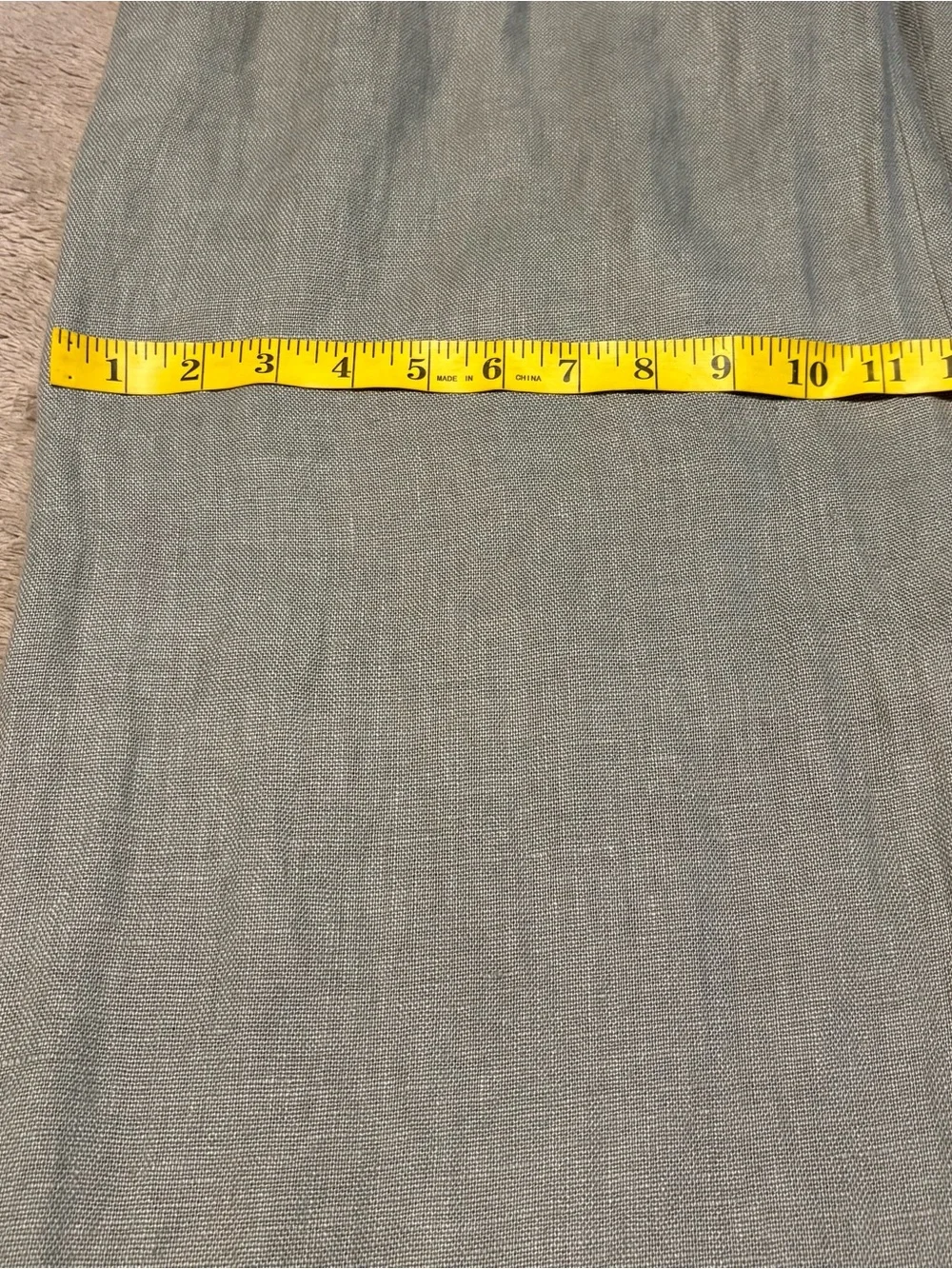 Zara 2-Piece Co-Ord Set Belted Vest Waistcoat S Wide Leg Pant Sage Size XS